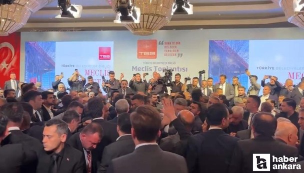 Türkiye Belediyeler Birliği (TBB) seçimlerinde kavga çıktı