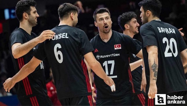 A Milli Erkek Voleybol Takımı, Kanada’yı mağlup etti