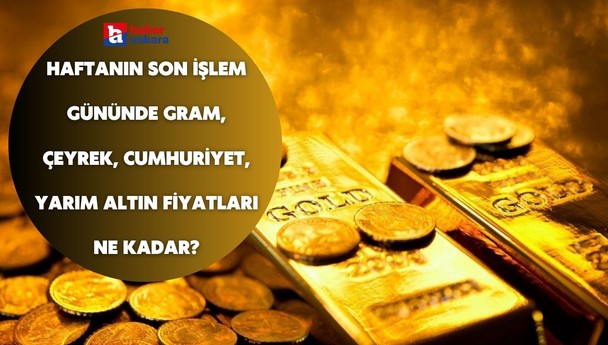 21 Temmuz gram, çeyrek, cumhuriyet, yarım altın fiyatları ne kadar?