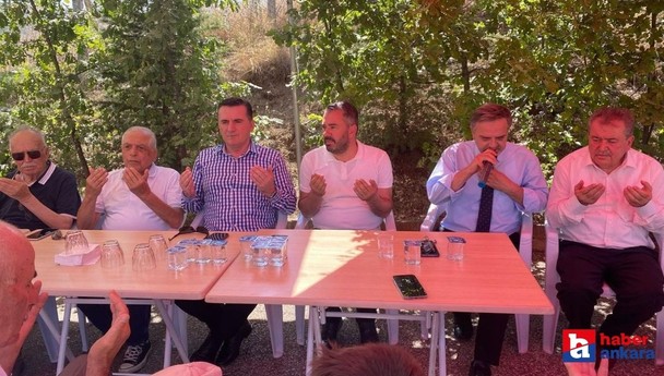 Pursaklar Belediyesi tarafından yapılan aşure ikramı yoğun ilgi gördü