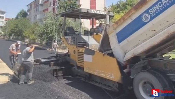 Sincan'da yollar güvenli ve konforlu hale geliyor!