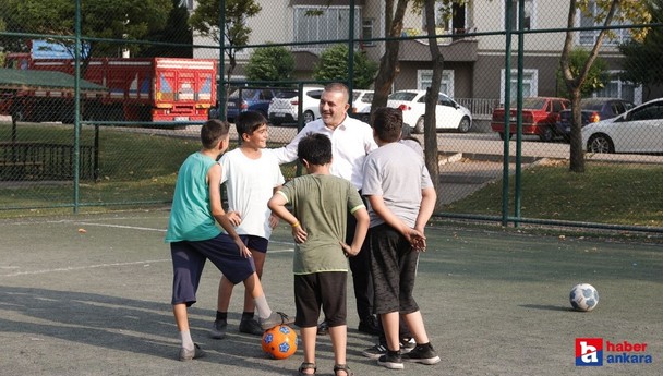 Sincan Belediye Başkanı Murat Ercan, çocuklarla keyifli anlar geçirdi!