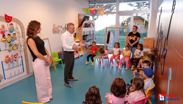 Sincan Belediye Başkanı Ercan ASO 1. OSB Anaokulu'nda miniklerle buluştu!