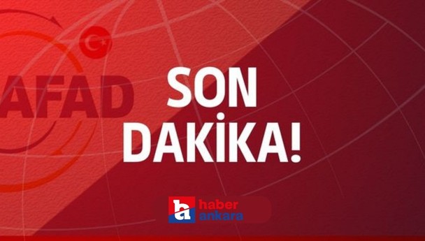 AFAD açıkladı! Hatay'da 3,9 büyüklüğünde deprem meydana geldi