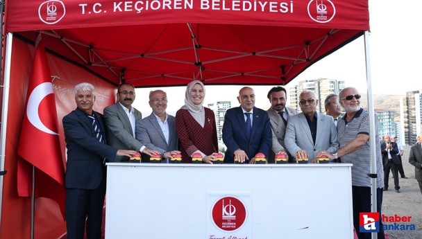 Keçiören Belediyesi'nde Mahalle Konağı'nın temeli atıldı