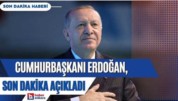Cumhurbaşkanı Erdoğan AK Parti 4. Olağanüstü Büyük Kongresi'nde SON DAKİKA açıkladı