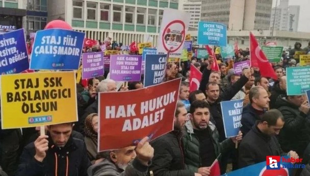 Staj ve Çıraklık Mağdurları seslerini duyurmak üzere meydanlara iniyor!