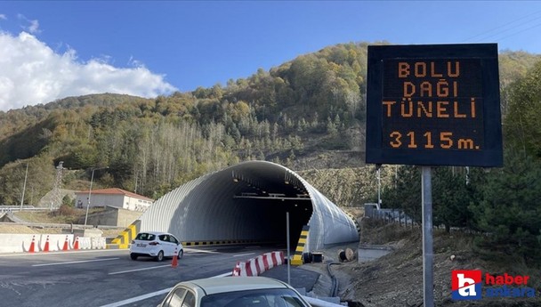 Bolu Dağı Tüneli İstanbul yönü heyelan riski nedeniyle kapatıldı!
