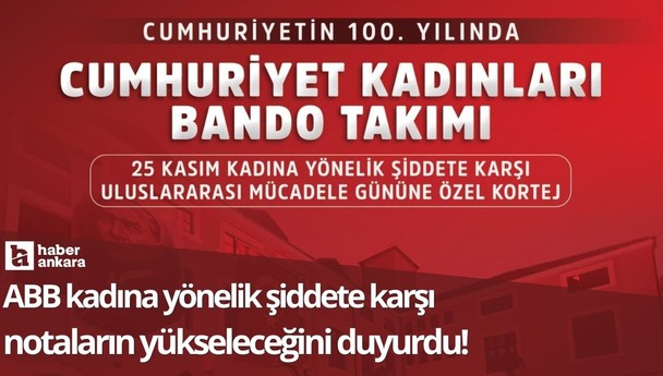 ABB kadına yönelik şiddete karşı notaların yükseleceğini duyurdu!
