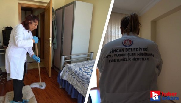 Sincan Belediyesi randevu usulüyle ücretsiz temizlik hizmeti veriyor!