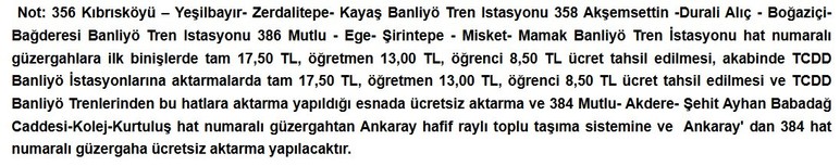 EGO'dan Mamak'a yeni otobüs hatları: 2 Şubat'ta hizmete başlayacak