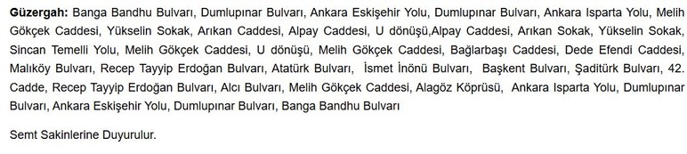 EGO Ankaralılar için duyurdu: Durakta boşa beklemeyin otobüs güzergahları değişti - Resim : 2