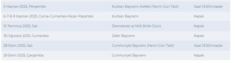 Borsa bugün kaça kadar açık 2025, 5 Haziran Arefe günü kapalı mı, çalışıyor mu?