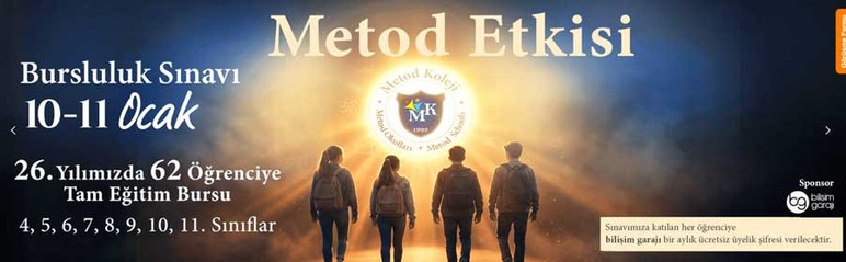 Metod Koleji'nden 26. yılına özel bursluluk sınavı: 62 öğrenciye tam eğitim bursu verilecek!