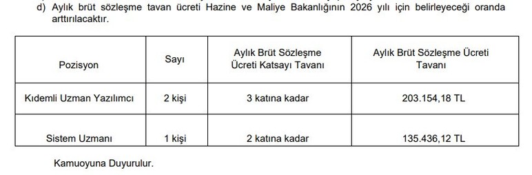Danıştay Ankara'da en az 135 bin TL maaşla personel alımı yapacak! - Resim : 2