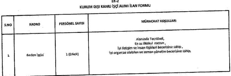 ABB Metropol İmar işçi alımı yapıyor! En az ilkokul mezunları başvurabilecek - Resim : 2