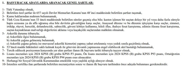 KPSS 60 - 65 puanla devlet üniversitesine sözleşmeli personel alımı bugün başladı - Resim : 2