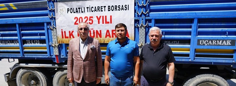Polatlı'da hasat dönemi başladı: İlk mahsul arpa üreticisi altın kazandı!