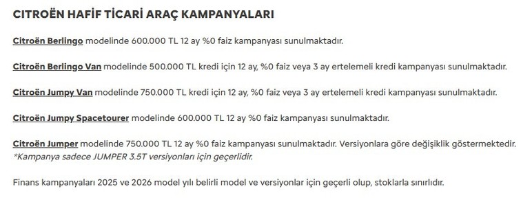 Citroen'den sıfır araç almak isteyenlere Ocak ayına özel faizsiz taşıt kredisi kampanyası! - Resim : 2