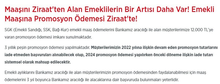 Ziraat Bankası emekli promosyon Mayıs 2025 rakamı açıklandı!