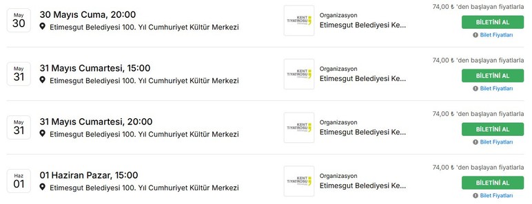 Etimesgut Belediyesi'nin Vatan Kurtaran Şaban oyunu biletleri yeniden satışta!