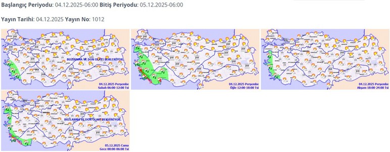 Meteoroloji'den 6 il için şiddetli sağanak yağış uyarısı!