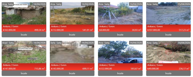 Milli Emlak'tan Ankara'da satılık hazine arazileri: Çeyrek altın fiyatına arsa yatırımı fırsatı!