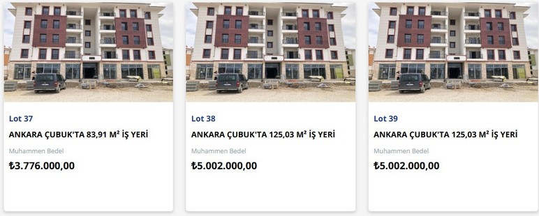 TOKİ, Ankara'da açık artırmayla 17 iş yerini satışa çıkaracak! - Resim : 2