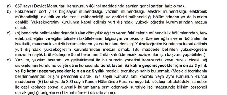 Danıştay Ankara'da en az 135 bin TL maaşla personel alımı yapacak!