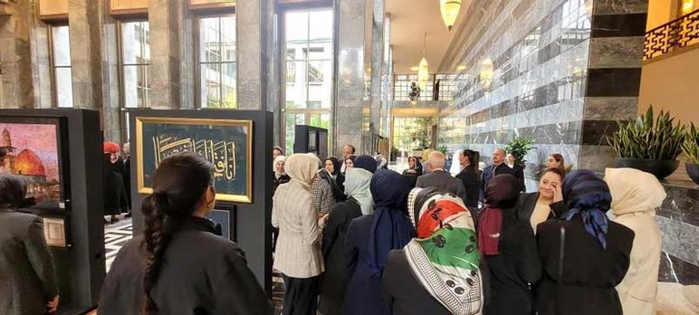 TBMM'de Gazze için özel sanat sergisi "Hilal'in Işığında" - Resim : 2