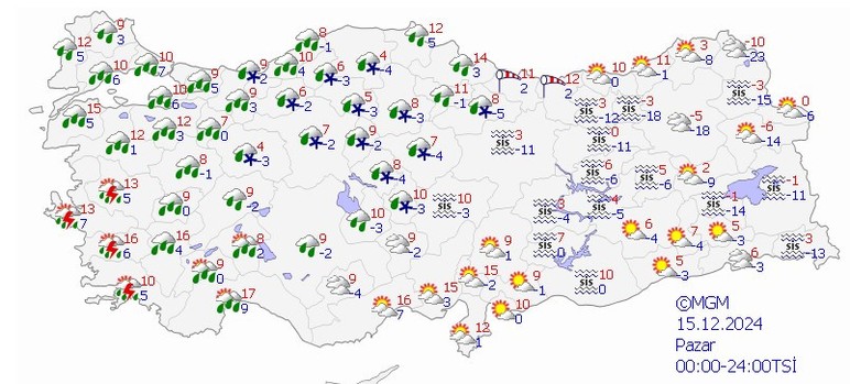 Ankara Uşak Kütahya Manisa Denizli tam 15 il! MGM kırmızı alarm verdi AFAD teyakkuzda