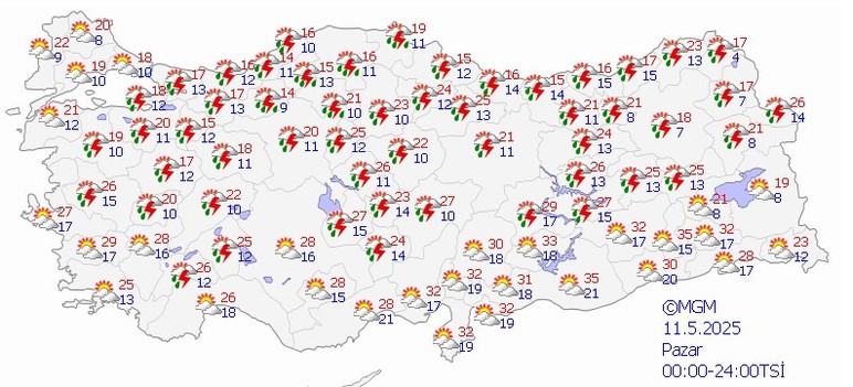 Hafta sonu planı yapanlara Meteoroloji duyurdu: Sıcaklık 9 derece birden düşecek - Resim : 2