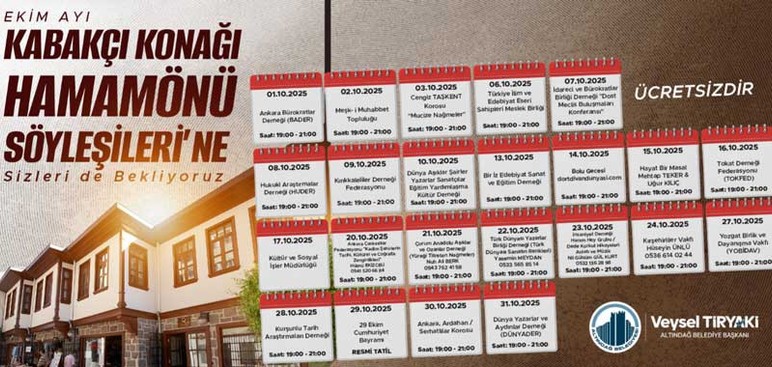 Altındağ Belediyesi Kabakçı Konağı'nda Bolu Gecesi!
