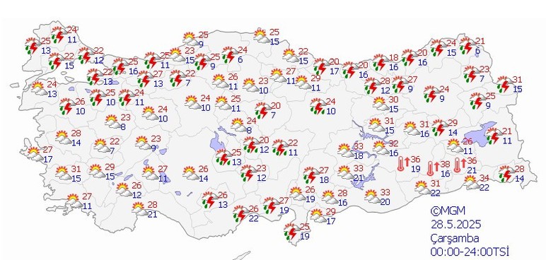 Ankara, Yozgat, Çankırı, Çorum! Son dakika toz taşınımı ve sağanak yağış uyarısı yapıldı - Resim : 2