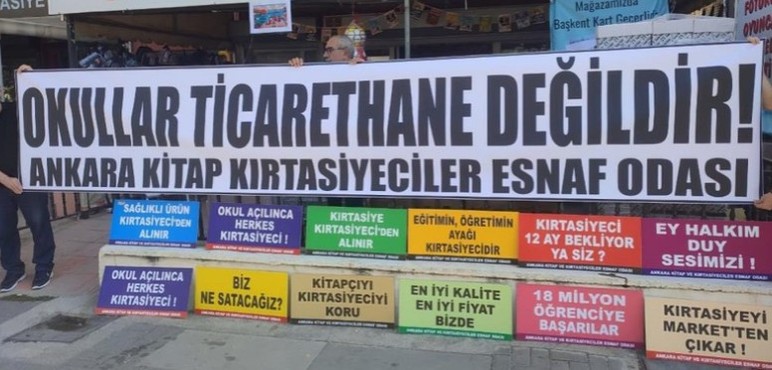 Ankara Kitap ve Kırtasiyeciler Odası Başkanından 'KDV sıfırlansın' talebi