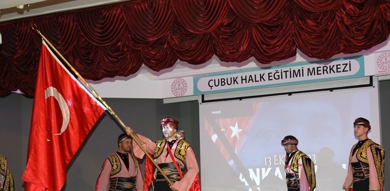 Ankara'nın başkent oluşunun 102. yılı Çubuk'ta kutlandı