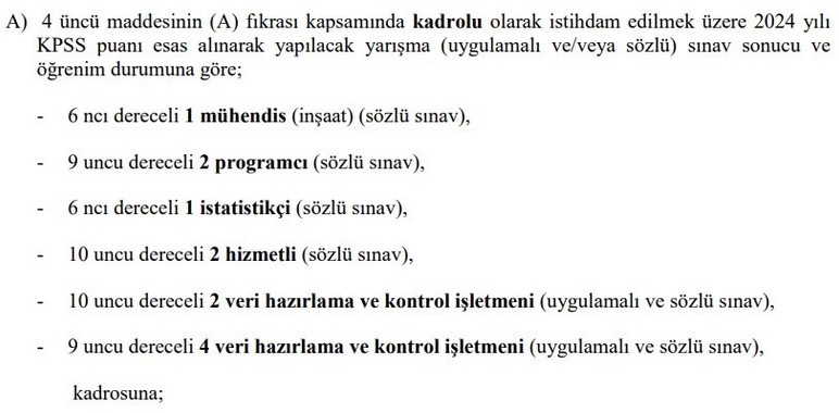 Hakimler ve Savcılar Kurulu Ankara'da KPSS puanıyla 37 personel alımı yapacak