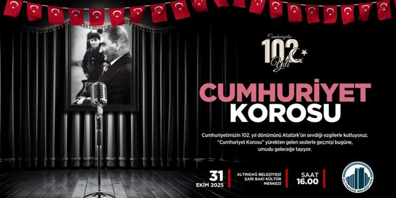 Altındağ Belediyesi'nden Cumhuriyet Korosu daveti!