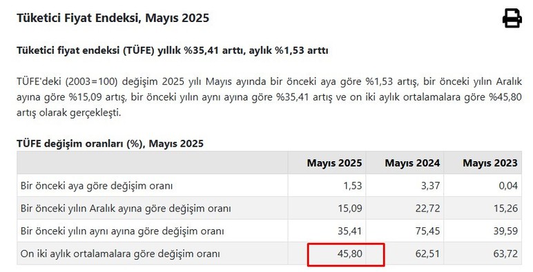 Haziran ayı resmi kira artışı zam oranı açıklandı! TÜİK TEFE TÜFE zam hesaplama tablosu - Resim : 2