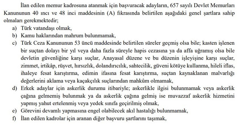 Türkiye Belediyeler Birliği Ankara'da KPSS 70 ile memur alacak - Resim : 2