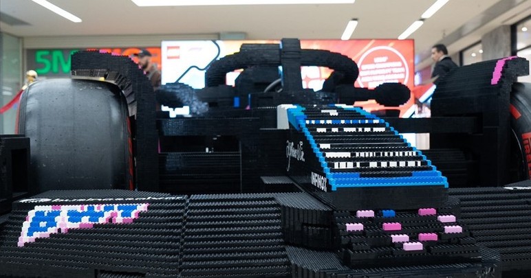 400 bin legodan yapılan Formula 1 aracı Ankara'da sergileniyor