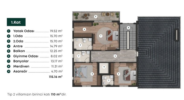Başkentte gürültüden uzaklaşmak isteyenlere Ramars Karacakaya'dan tripleks villalar