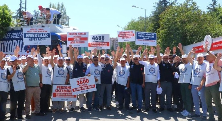 Memur-Sen'den Ankara'da toplu sözleşme eylemi!