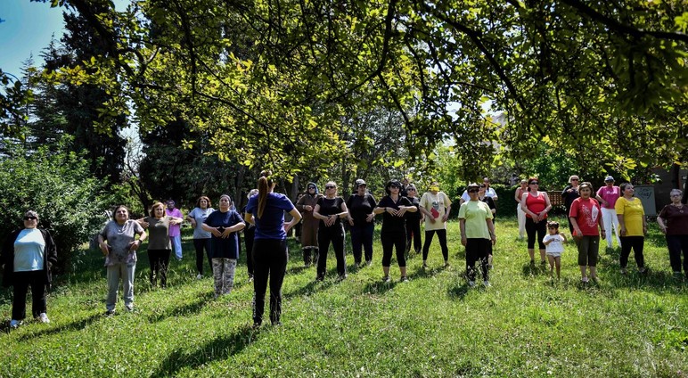 ABB'nin parklarda beraber spor yapma uygulaması bu senede başladı