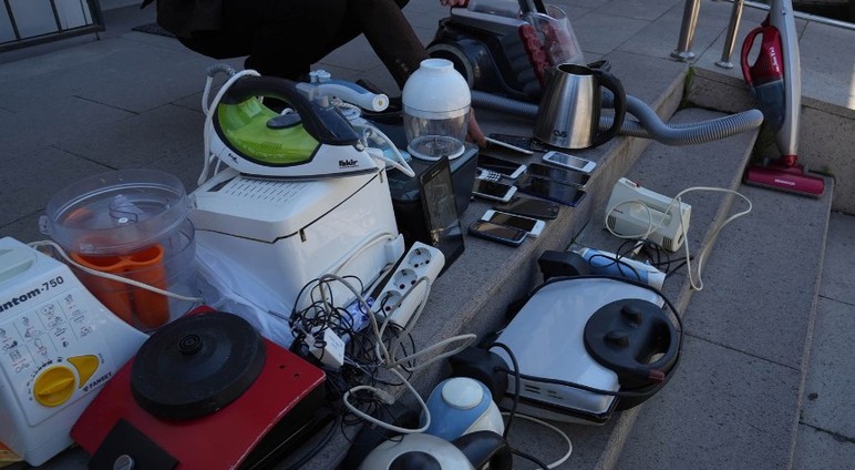 Keçiören'de başlatılan Elektronik Atık Toplama Kampanyası'na yoğun ilgi