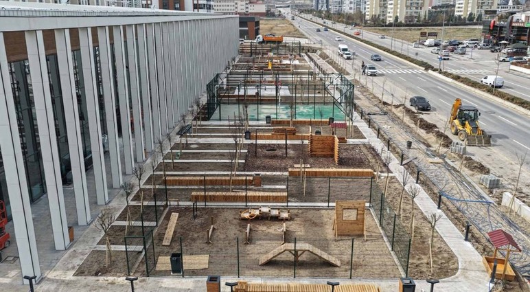 ABB’nin yapımını tamamladığı Bağlıca Spor Merkezi yakında açılacak - Resim : 2
