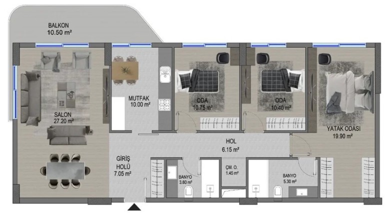 Mega 1453 Projesi, konut ve ticari alan seçeneklerini aynı yapıda buluşturuyor! - Resim : 4