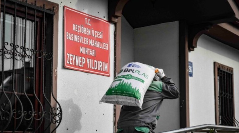 ABB, ibadethane ve muhtarlıklar için pelet yakıt desteğine bu yıl da devam ediyor