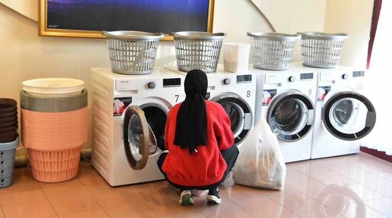 ABB'nin Giysi Yıkama Merkezleri'nden 10 bin öğrenci hizmet aldı!