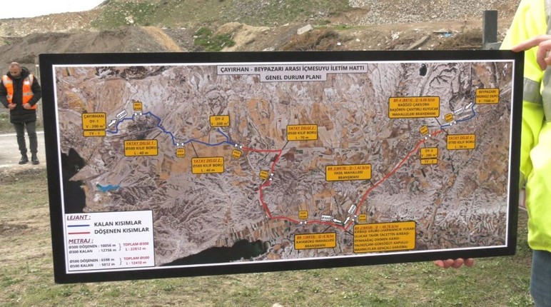 ASKİ’den Beypazarı’nın su ihtiyacına 58 kilometrelik yeni hat projesi!